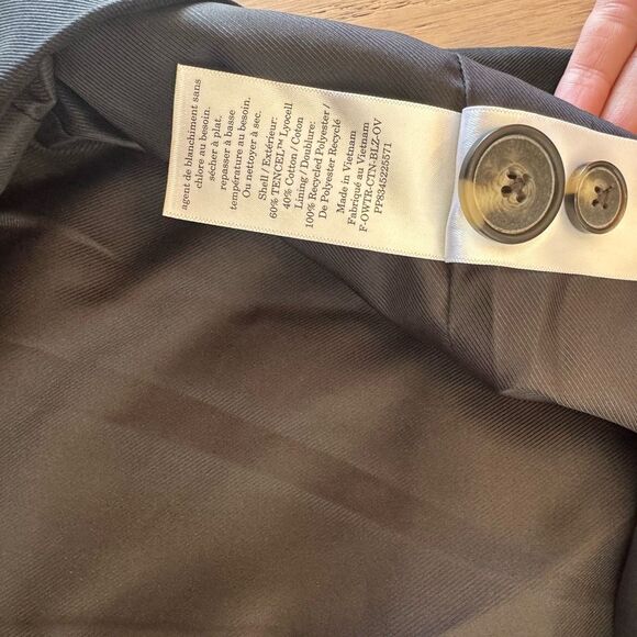 $198 Everlane The Oversized Blazer in Buttersmooth size 00 m8 - Picture 5 of 8